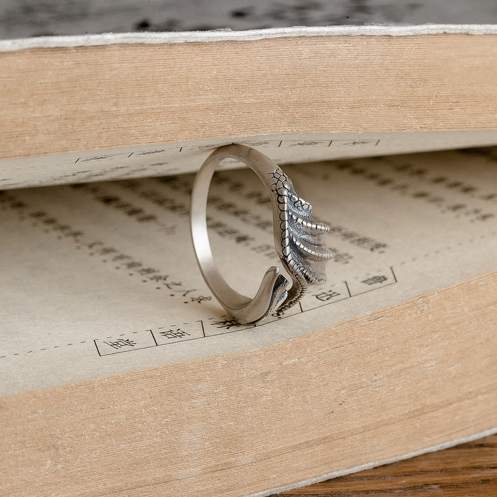 Bague d'aigle à plumes