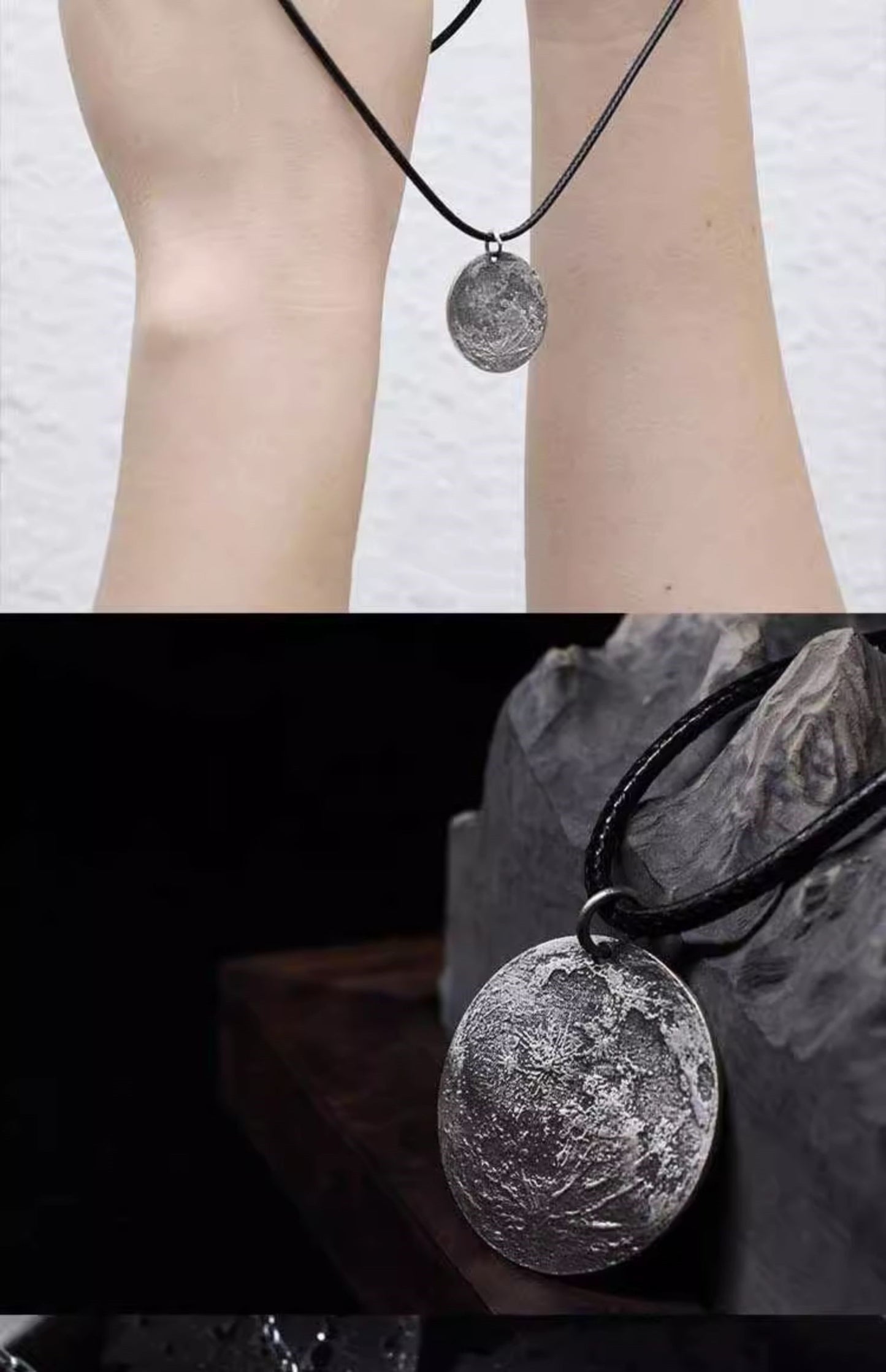 Collier Lune en Argent