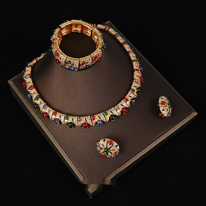 Set de Bijoux Retro Mi-ancien Style Palais