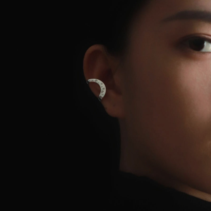 Os d'oreille simples de style nordique en zircon incrusté