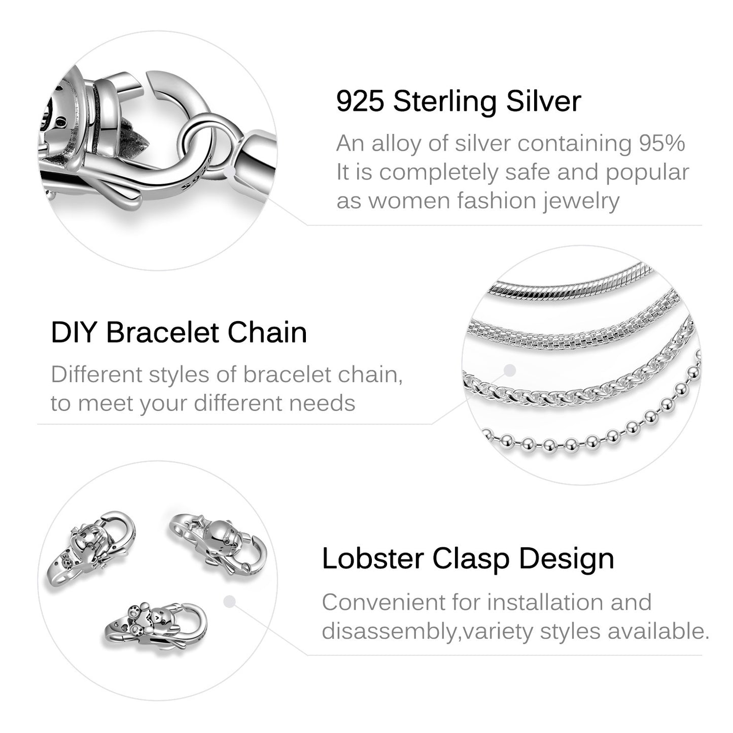 Bracelet chaîne de quille