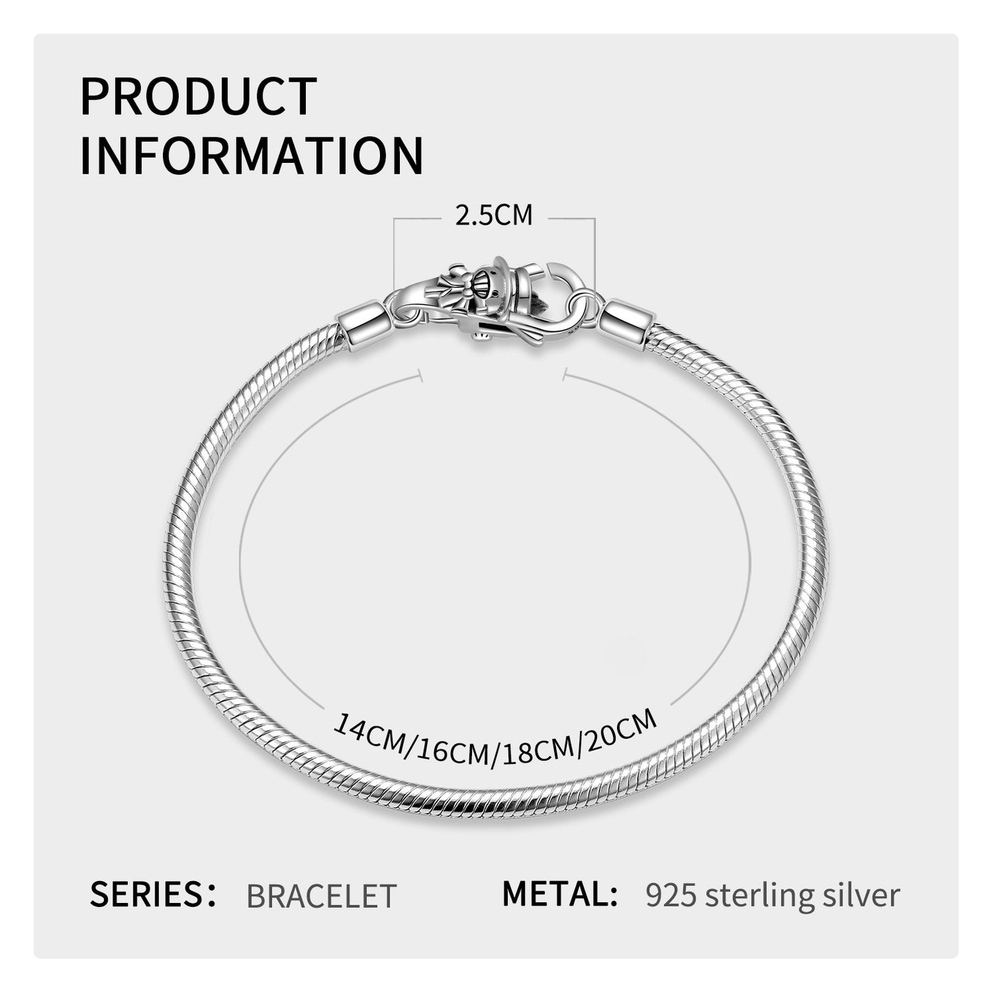Bracelet chaîne de quille