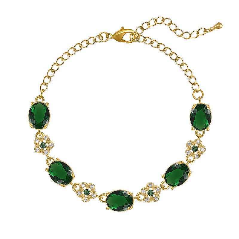 Bracelet émeraude Élégance Radieuse