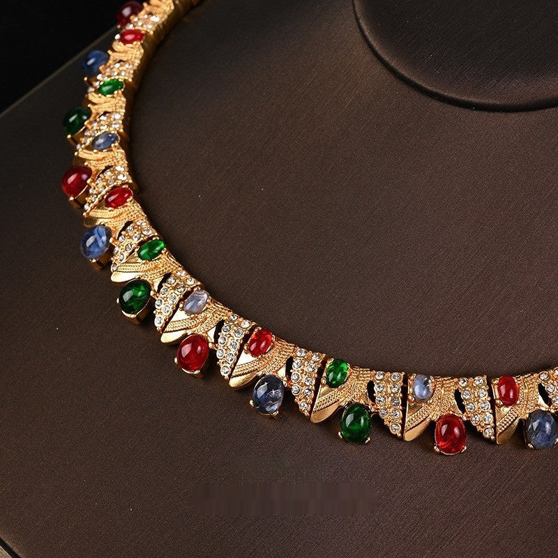 Set de Bijoux Retro Mi-ancien Style Palais