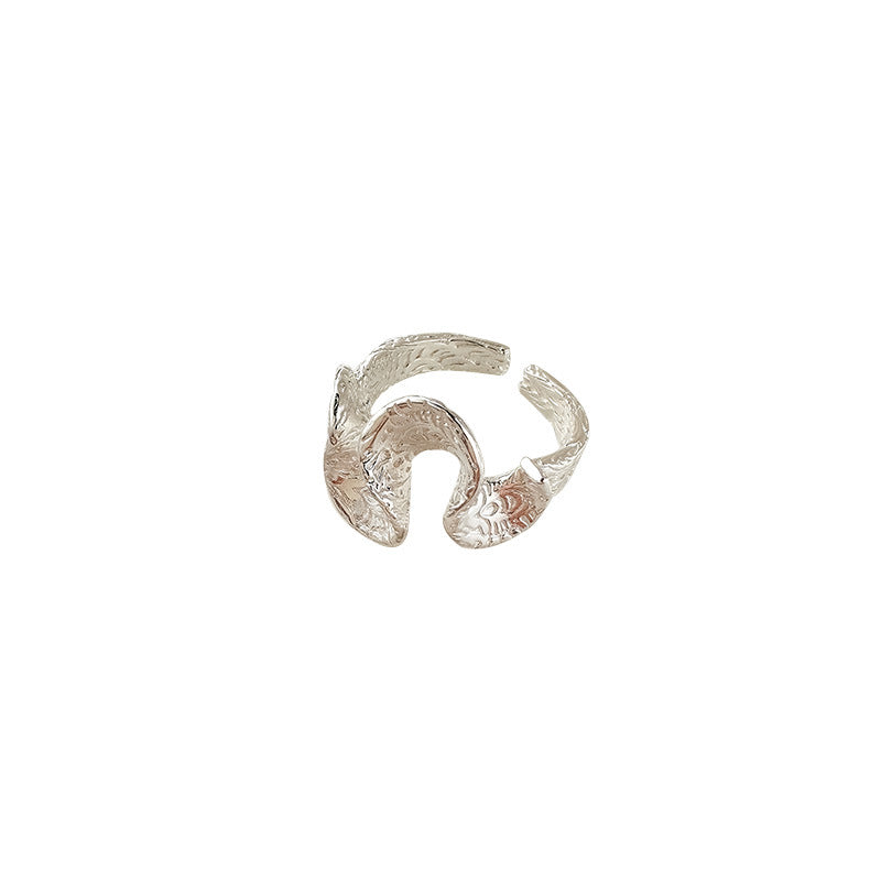 Bague vague texturée Tangcao