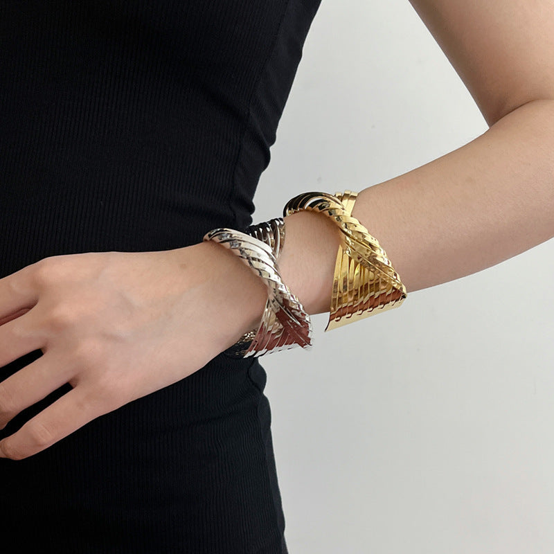 ✨ Bracelet Ajustable Élégance Métallique ✨